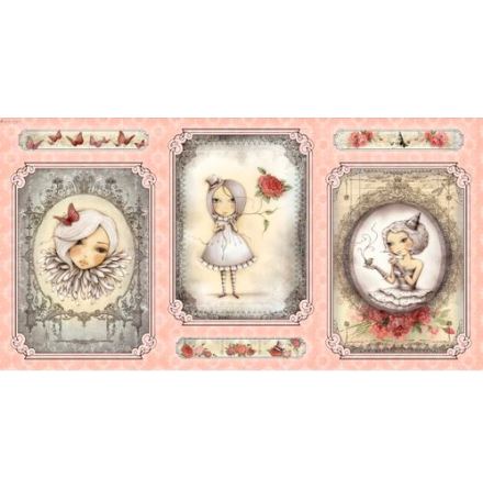 Mirabelle, La Vie En Rose, Cameo Girl, panel, rosa (10901)