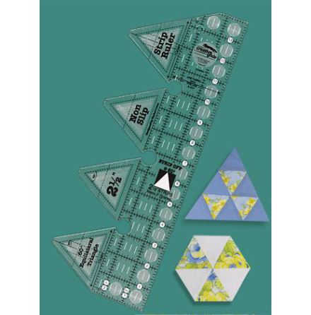Linjal Creative Grids 60 degree Triangle Strip Ruler (12033)