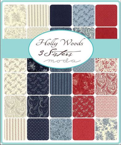 Holly Woods by 3 Sister MODA, charmpack (11375) Holly Woods by 3 Sister MODA, charmpack (11375)