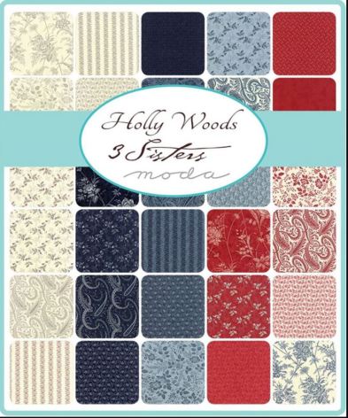Holly Woods by 3 Sisters, MODA, jellyroll (11382) Holly Woods by 3 Sisters, MODA, jellyroll (11382)