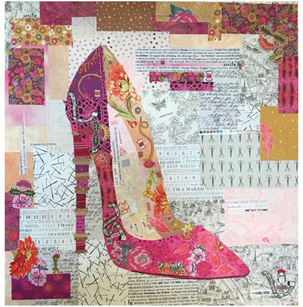 Collagemnster, Pink Pump! by Laura Heine (13094)