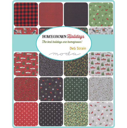 Jelly Roll Homegrown Holidays by Deb Strain Moda (16406)