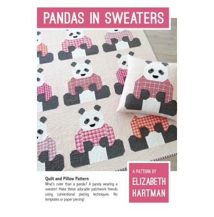 Mönster Pandas in Sweaters från Elizabeth Hartman (16643)
