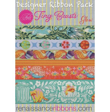 Designer Ribbon Pack Tiny Beasts Glow (16849)