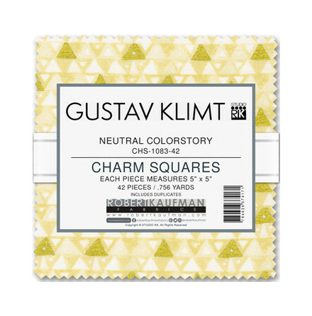 Charm Pack Gustav Klimt Neutral color story (16878)