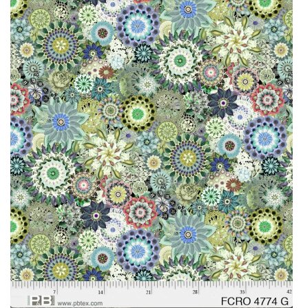 Crochet baksidestyg Multi (16904)