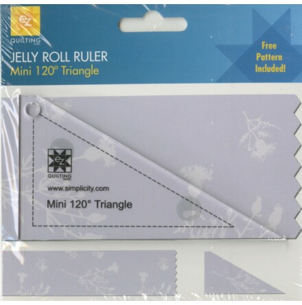 Mini 120 Triangle linjal fr Jelly Roll (16912)