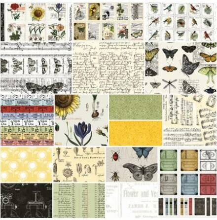 1yard bundle med Art Journal Black (16947)