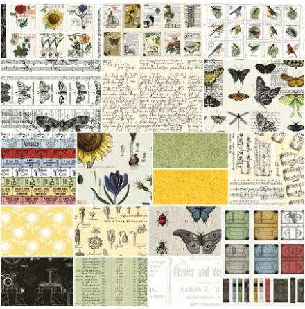 1yard bundle med Art Journal Black (16947)