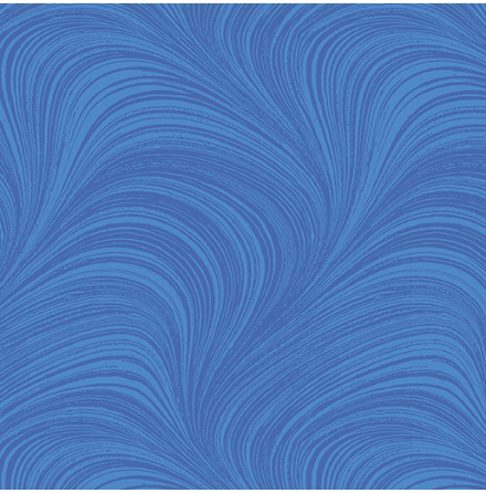 Baksidestyg Wide Wave Texture Blå (16950)
