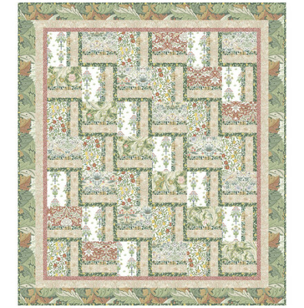 Quiltkit Romantic Rails (17011)