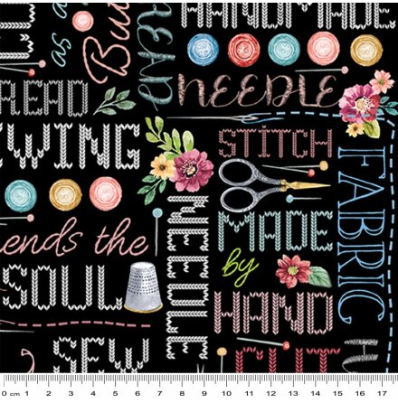 Sew Wordy Black (17092)