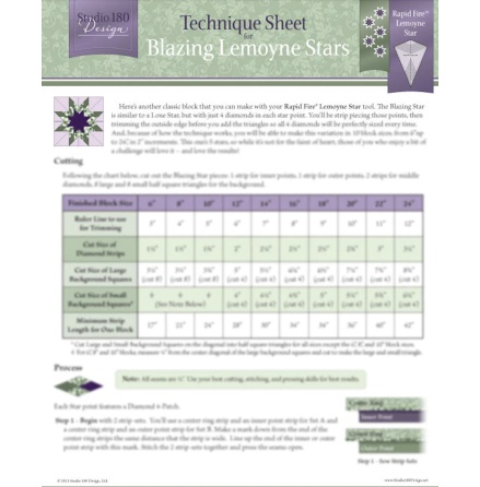 Technique Sheet f�r Blazing Lemoyne Stars (17190)