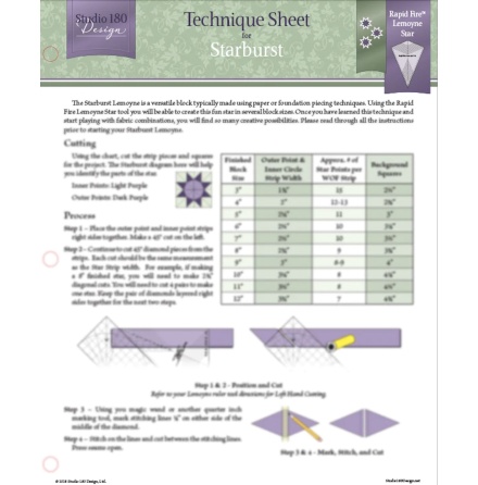 Technique Sheet Starburst (17195)