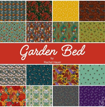 Garden Bed Fat Quarter Bundle 16 bitar (17594)