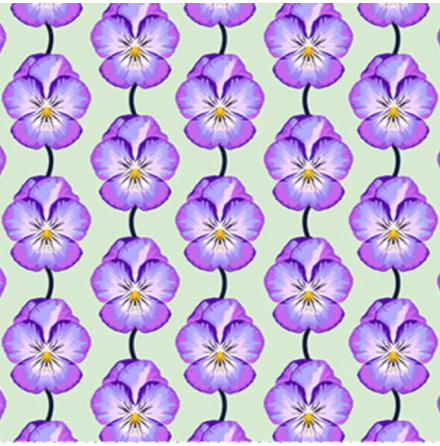 Anna Maria Textiles Pansy Lavendel (17623)