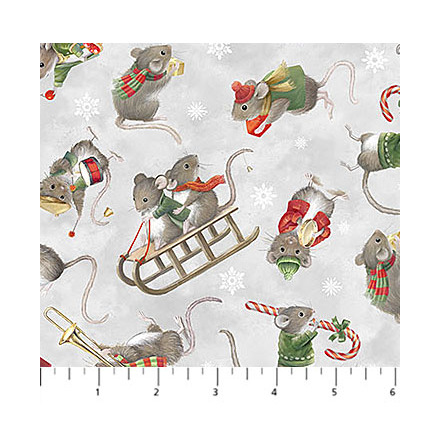 The Christmas Mouse Gray Multi (17628)