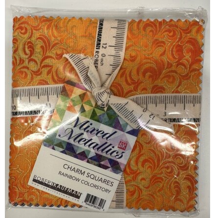 Charm Squares Mixed Metallics (17648)