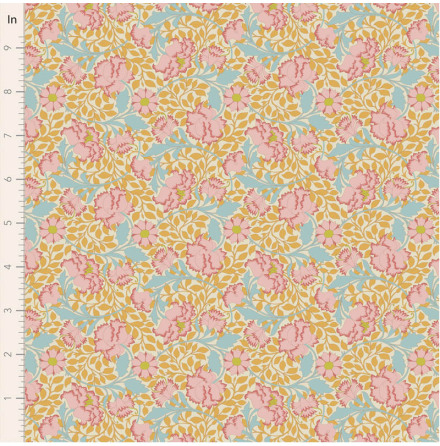 Tilda Songbird Flora Mustard (17678) PRE ORDER