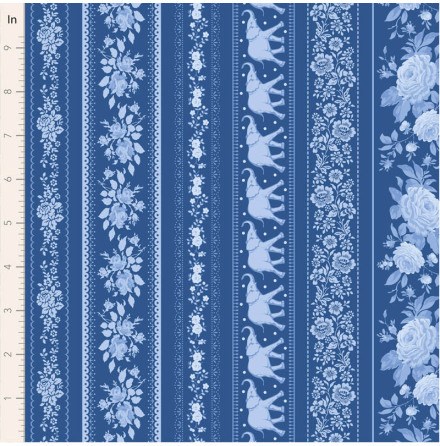 F�rhandsbest�llning S�ljstart 1 juni Tilda Something Blue Borders Night (17761)