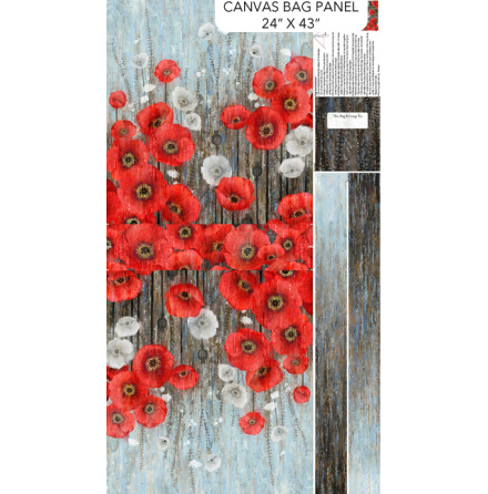 Poppy Meadow CanvasBag (17775)