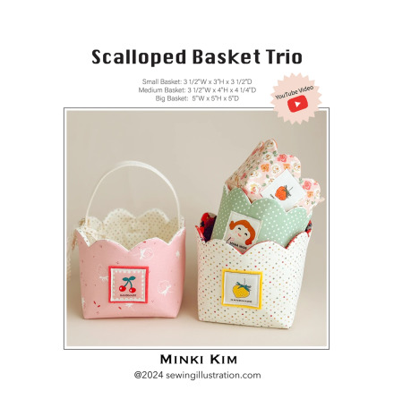 Scalloped Basket Trio (17920)