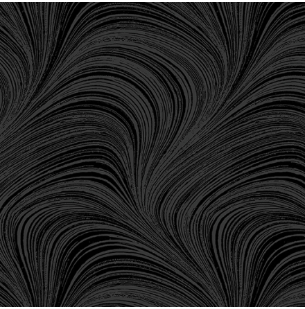 Wide Wave Texture Black (17939)